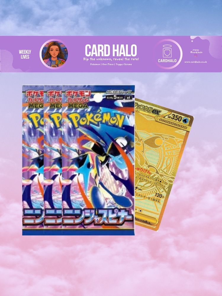 X3 Pokemon Ninja Spinner Booster Packs